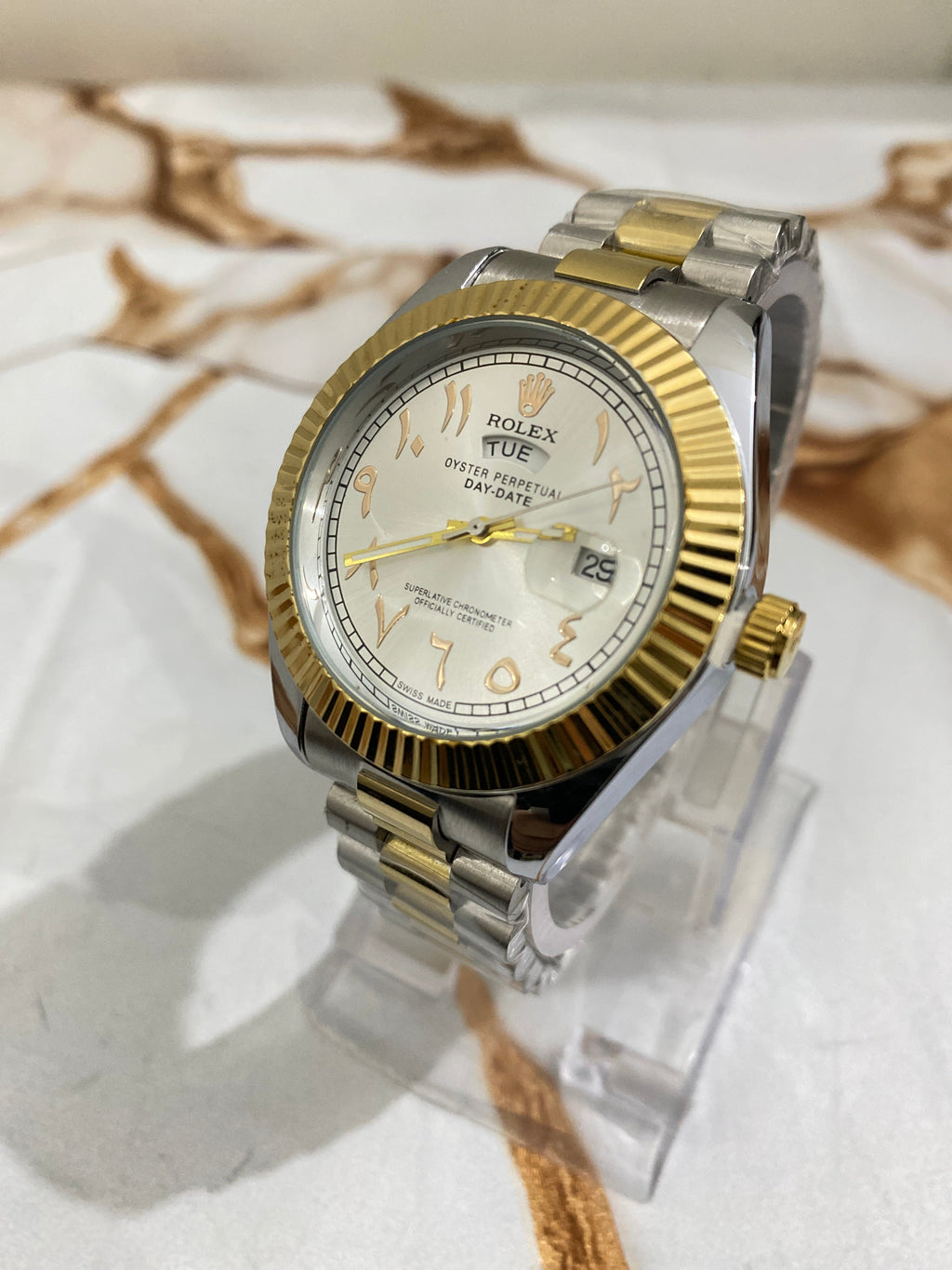 Rolex – Arabic Dial Stainless Steel Men's Watch