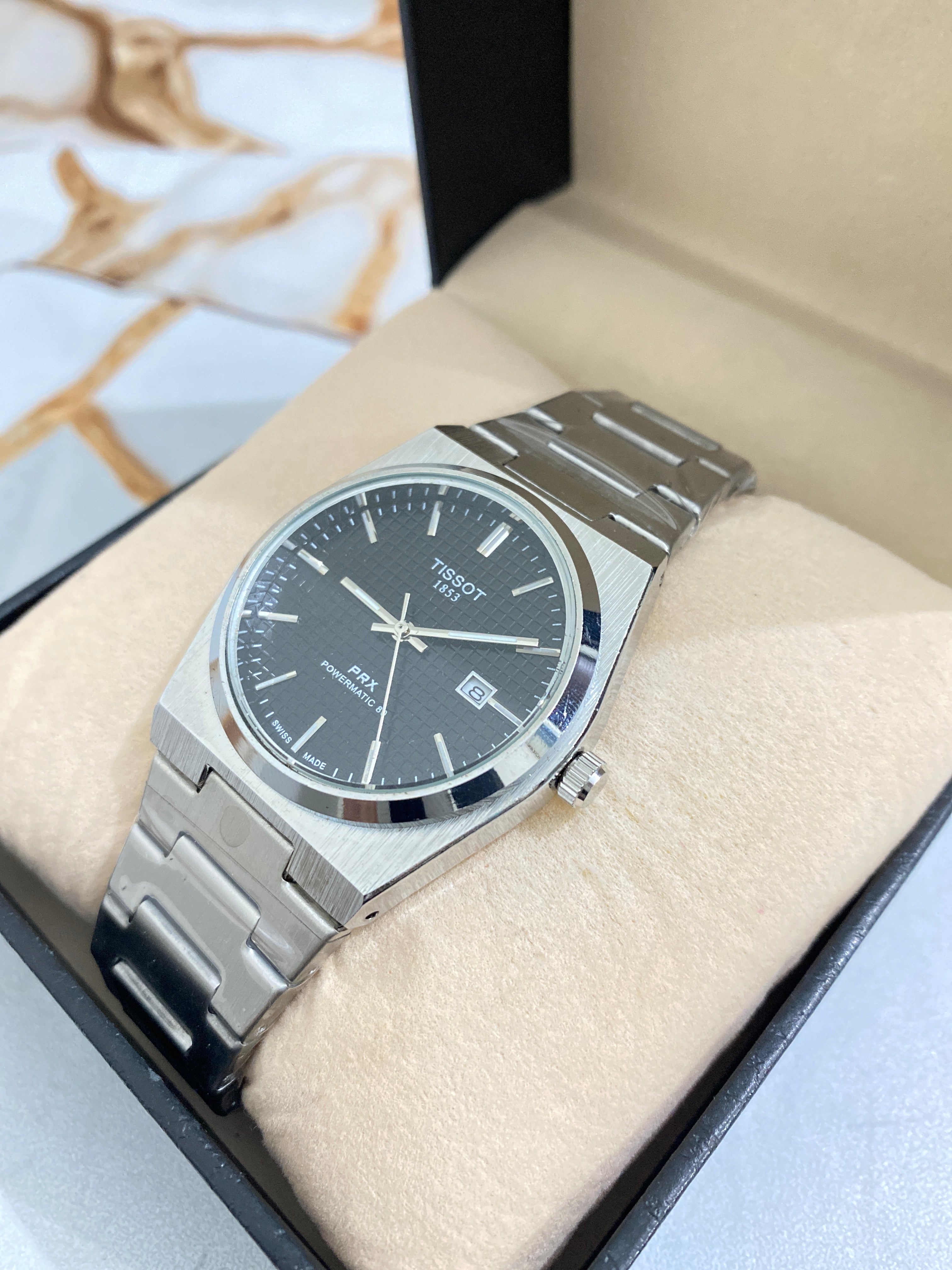 Tissot 1853 Black Dial – Swiss Precision in Classic Black