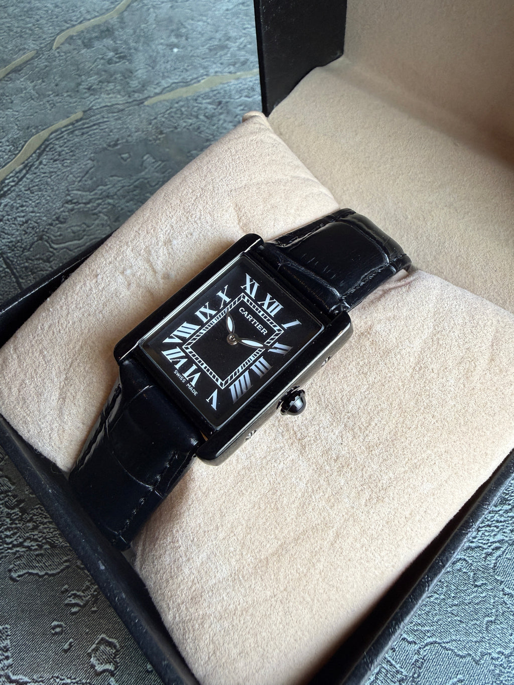 Cartier Tank - Black n White