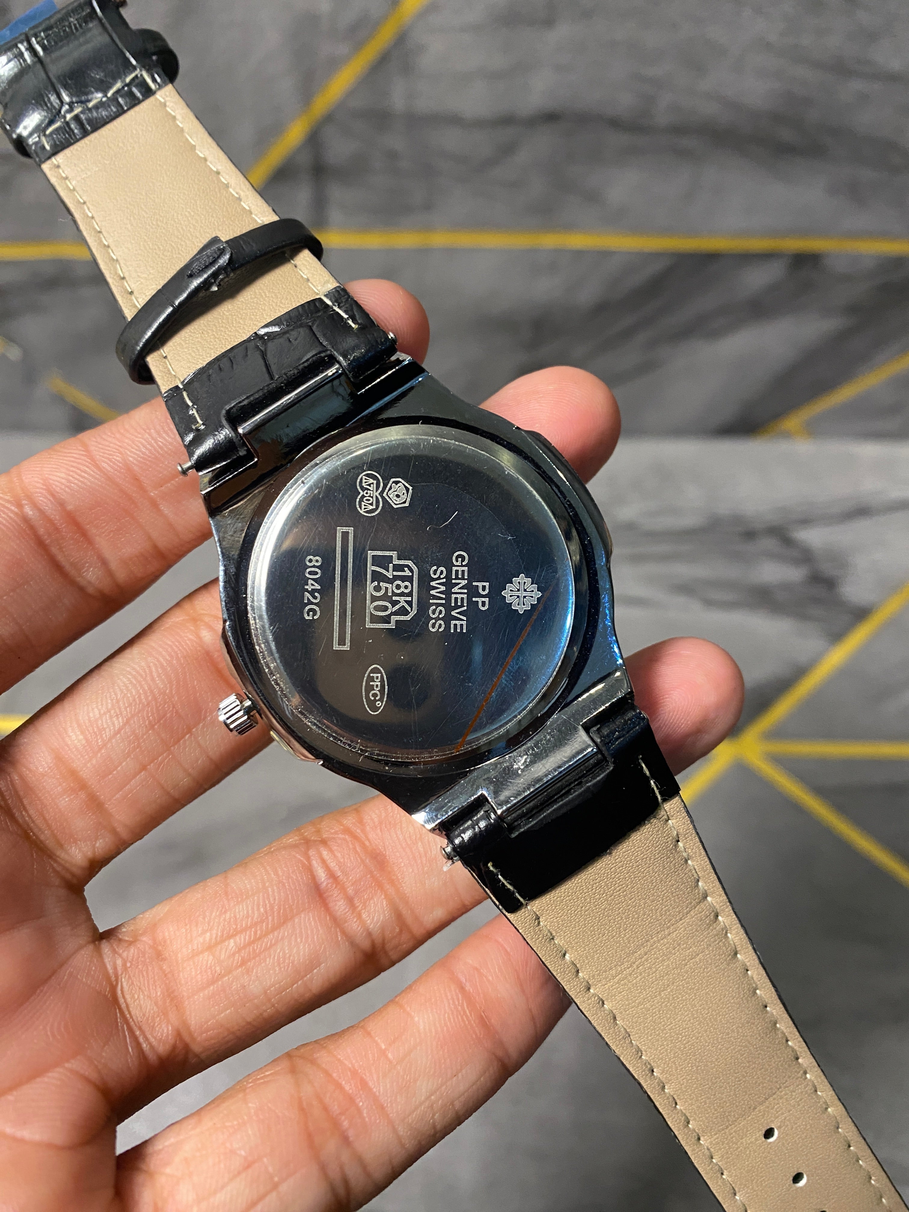 Patek Philippe Strap Watch – All Black