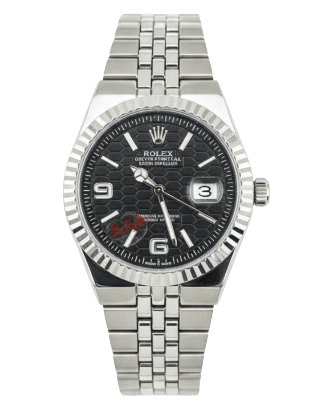 Rolex Watch 2025 Edition - Silver With Black Dial