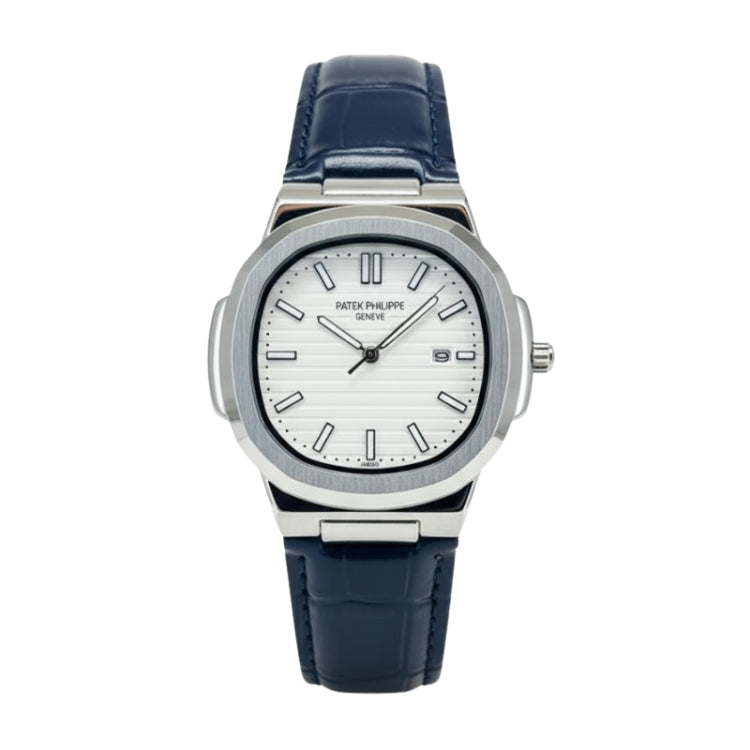 Patek Philippe Strap Watch – Blue with white Dial