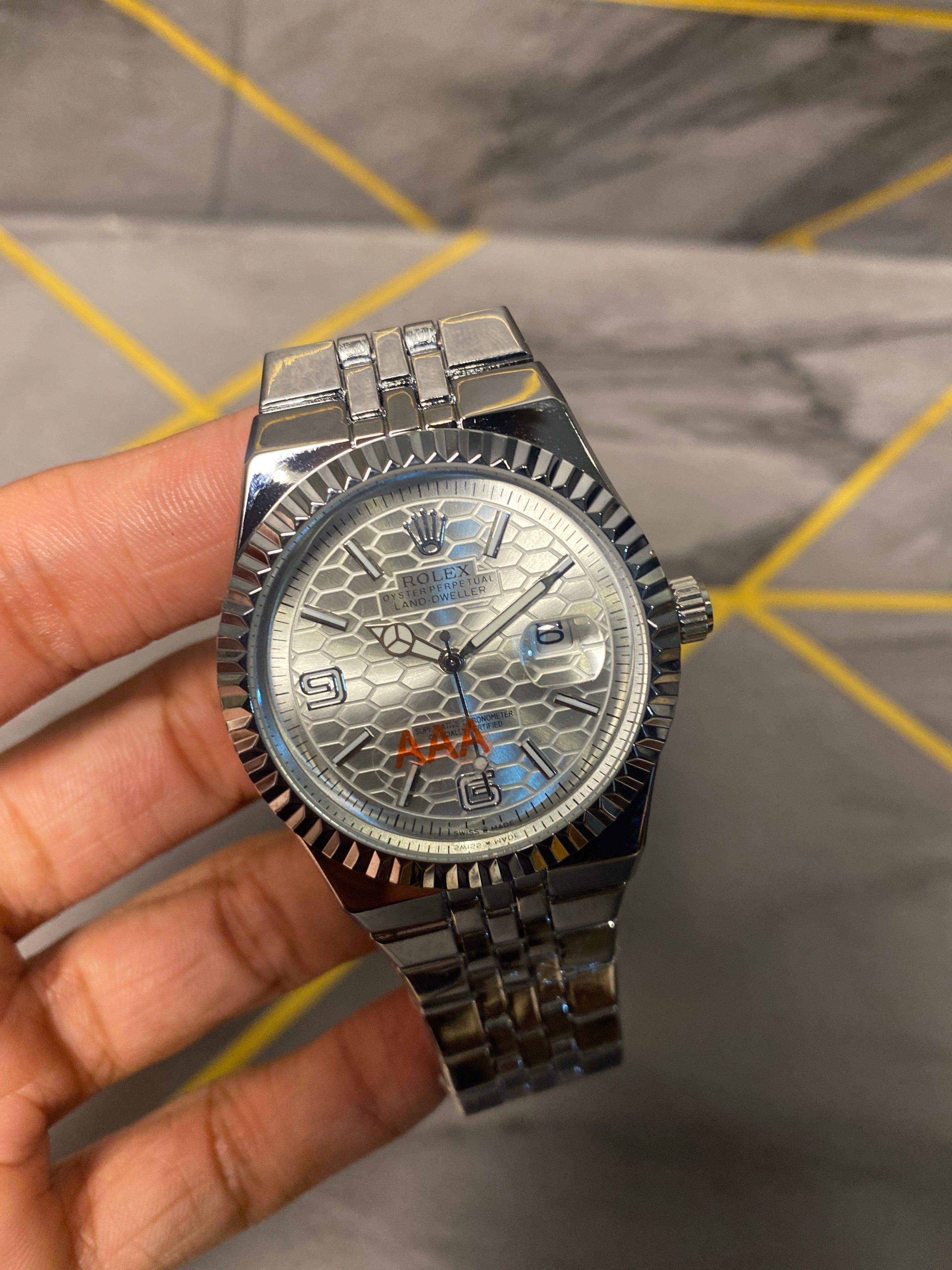 Rolex Watch 2025 Edition - Silver With White Dial