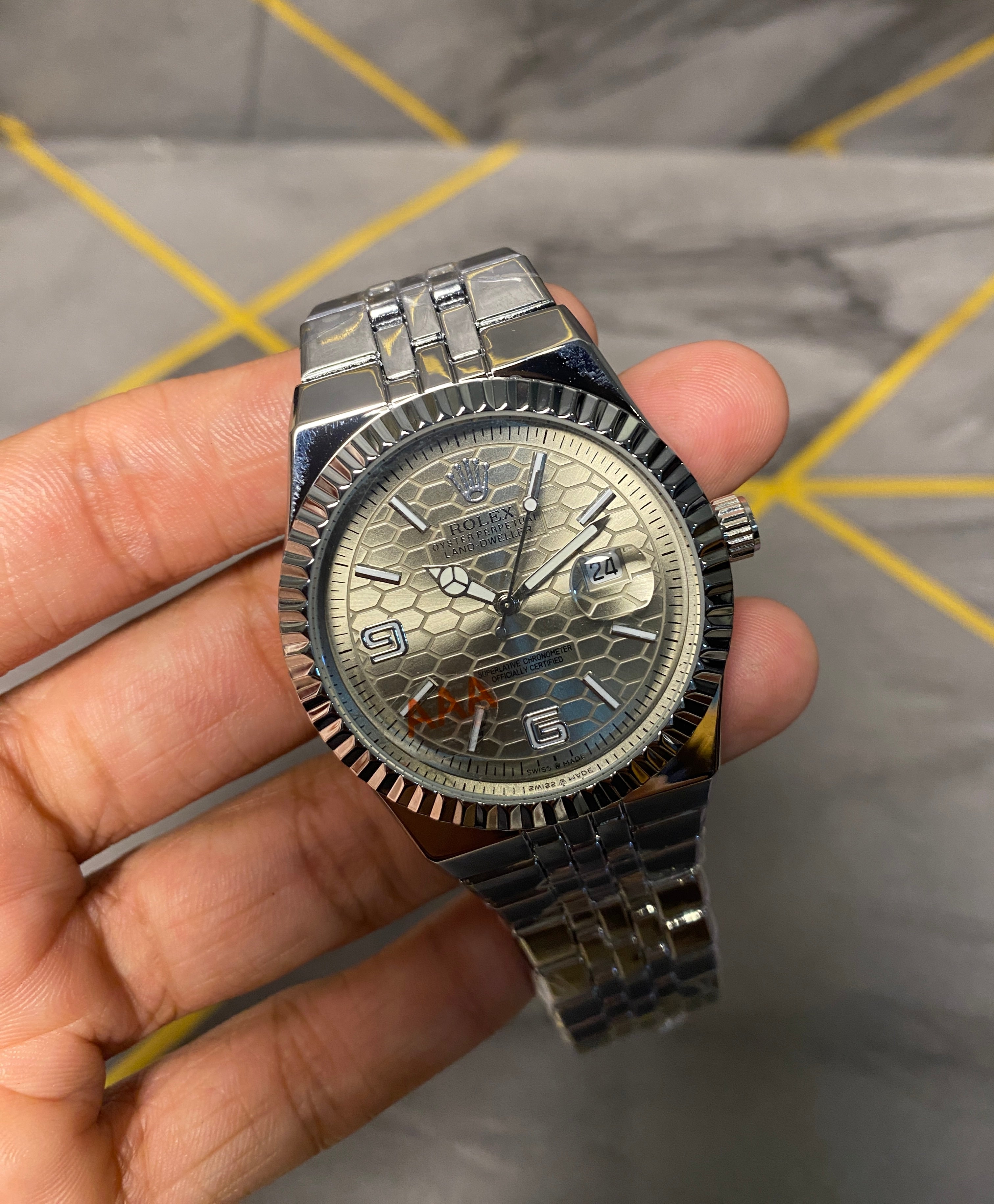 Rolex Watch 2025 Edition - Silver With Grey Dial