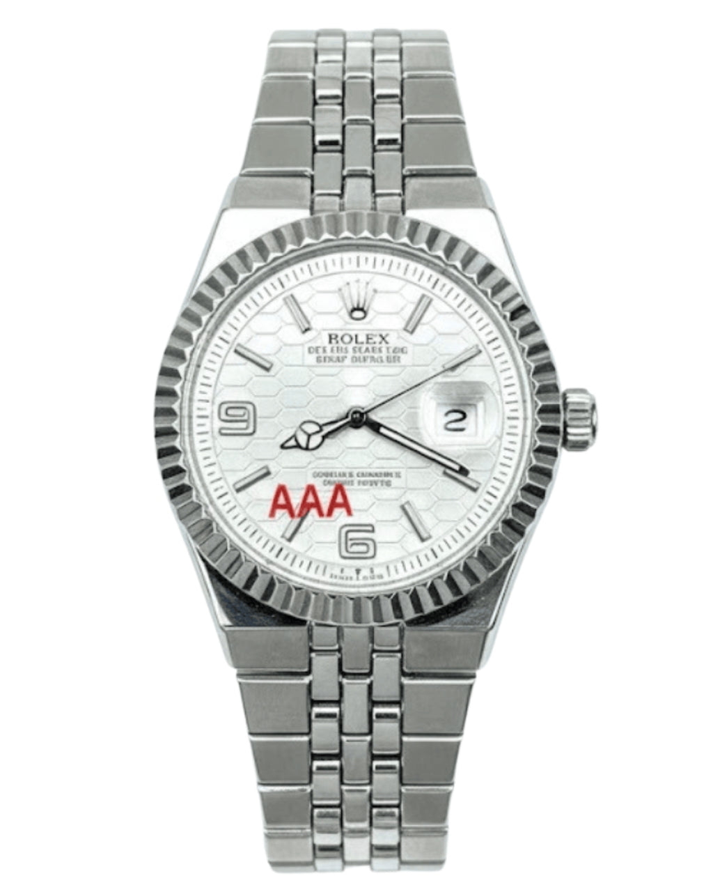 Rolex Watch 2025 Edition - Silver With White Dial