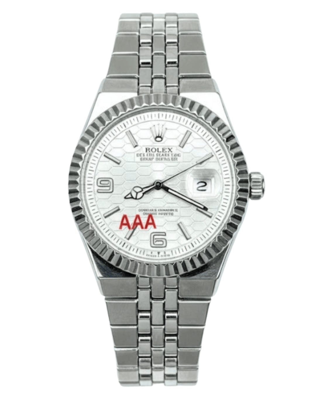 Rolex Watch 2025 Edition - Silver With White Dial