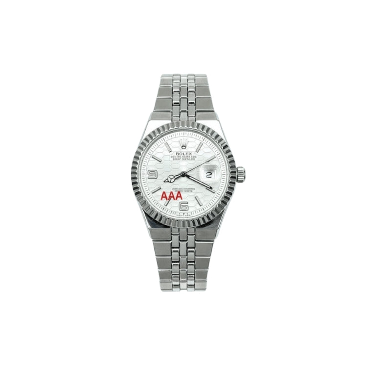 Rolex Watch 2025 Edition - Silver With White Dial